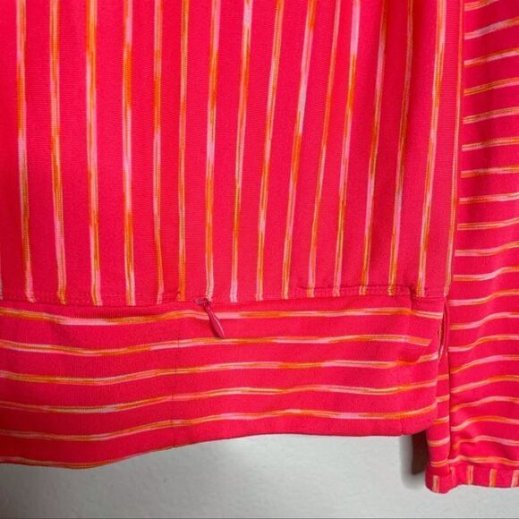Athleta Pop Pink Orange Space Dye Running Top M - Picture 5 of 7